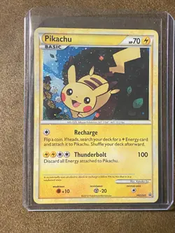 Pikachu HGSS03 Heart Gold & Soul Silver Holo Ultra Rare Promo Pokemon Card - Image 1