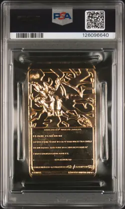1999 BURGER KING POKEMON GOLD CARDS CHARIZARD PSA 6 - Image 2