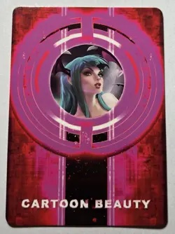 SEXY HEROINE WAIFU Morrigan DARKSTALKERS ACG PREMIUM HOLOFOIL CARD NM - Image 2
