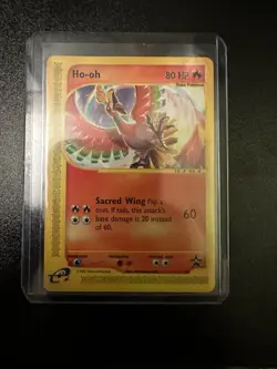 Pokemon TCG Ho-Oh Black Star Promo Card 52/53 WOTC Pokemon LP - Image 1