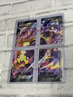 Morpeko V-Union 4 Card Set SWSH287 SWSH288 SWSH289 SWSH290 Promo Pokemon Lot NM - Image 4