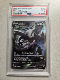 Lugia V #186 Alt Art Silver Tempest PSA 9 Graded Pokemon Card 2022 Mint - Image 1