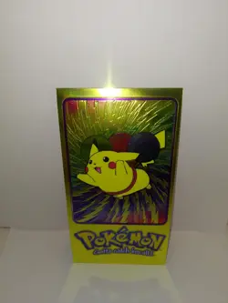 Pokemon Card - Pikachu #4 - Topps - Oversized Jumbo - Tin Topper - Image 1