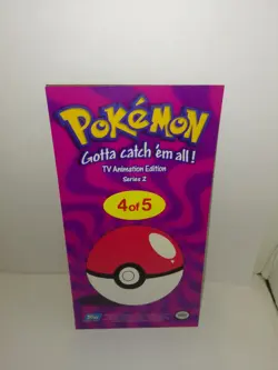 Pokemon Card - Pikachu #4 - Topps - Oversized Jumbo - Tin Topper - Image 2