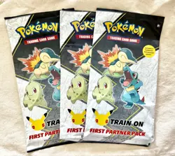 🔥Pokemon TCG 1st Partner Packs JOHTO 25th jumbo Cards + Haunted Halloween🔥Lot 820650809675 - Image 4