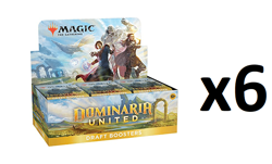 MTG Magic Dominaria United DRAFT 6-Box BOOSTER CASE FACTORY SEALED!! - Image 1