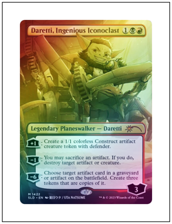 1x Daretti, Ingenious Iconoclast, Foil, Secret Lair, Magic, MTG NM - Image 1
