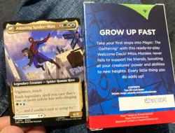 Peter Parker Amazing Spider-Man MTG NYCC Promo 0001 Rare Magic the Gathering - Image 2