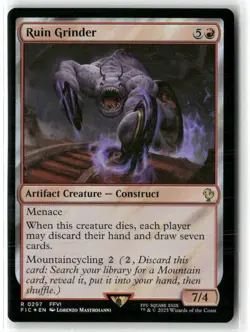 Ruin grinder Commander Final Fantasy Surge Foil NM MTG MAGIC - Image 1