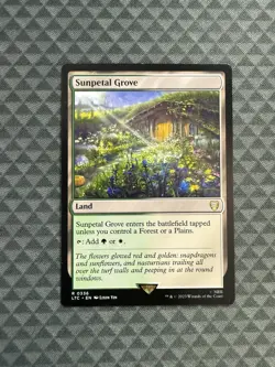 MTG Sunpetal Grove #0336 Rare Commander: The Lord of the Rings (LTC) - Image 1
