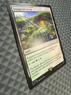 MTG Sunpetal Grove #0336 Rare Commander: The Lord of the Rings (LTC) - Image 2