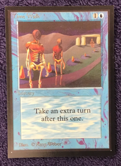 TIME WALK 1993 COLLECTORS EDITION Magic the Gathering Unplayed NM - Image 1
