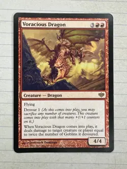 Voracious Dragon Conflux Red Rare Magic MTG - 75/145 - NM - Image 1