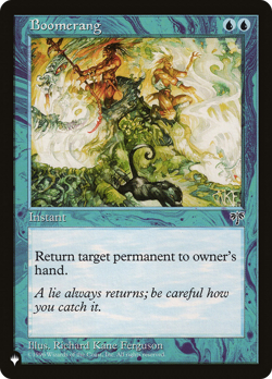 Boomerang #56 | Near Mint | The List PLST | Magic MTG - Image 1