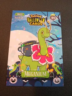 Pokemon 2025 DKV Collectoons Set Halloween Meganium 64 Circle Holo Peru - Image 1