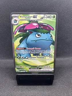 Pokemon Venusaur ex 182/165 Scarlet & Violet 151 Ultra Rare Full Art Holo NM - Image 1