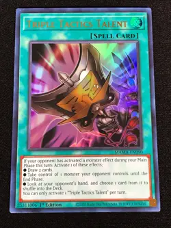 Yugioh Triple Tactics Talent MAMA-EN090 1ST Ultra (NM) - Image 1