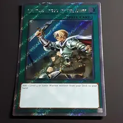 YuGiOh Reinforcement of the Army, (Asian English), Extra Secret Rare, RC04-AE052 - Image 1