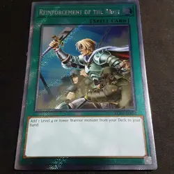 YuGiOh Reinforcement of the Army, (Asian English), Extra Secret Rare, RC04-AE052 - Image 2