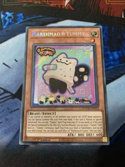 Yu-Gi-Oh! Marshmao Yummy Secret Rare DOOD-EN024 1st Edition Near Mint - Image 1