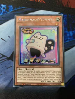 Yu-Gi-Oh! Marshmao Yummy Secret Rare DOOD-EN024 1st Edition Near Mint - Image 2