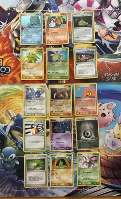Vintage Pokemon Card Lot Reverse Holo Fire Kabutops Swablu Shuppet - Image 1