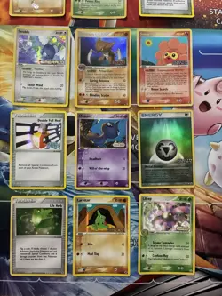 Vintage Pokemon Card Lot Reverse Holo Fire Kabutops Swablu Shuppet - Image 2