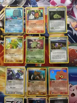 Vintage Pokemon Card Lot Reverse Holo Fire Kabutops Swablu Shuppet - Image 3