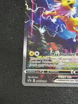 Jolteon VMAX SWSH184 SWSH: Sword & Shield Black Star Promo Cards Holo Near Mint - Image 5