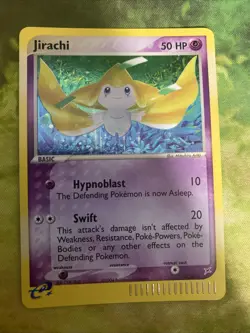 Pokemon Card Team Aqua Vs Team Magma Holo Rare Jirachi Secret Rare 97/95 2004 - Image 1