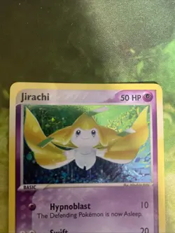 Pokemon Card Team Aqua Vs Team Magma Holo Rare Jirachi Secret Rare 97/95 2004 - Image 2