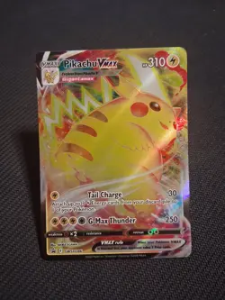 Pokemon Card TCG - Pikachu V & VMAX SWSH285 SWSH286 Black Star Promos - NM - Image 5