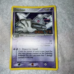Pokemon TCG Dusclops EX Deoxys 7/107 Reverse Holo Holo Rare Card - Image 1