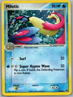 Milotic 8/106 Holo Emerald - Pokemon Card - NM - Image 1