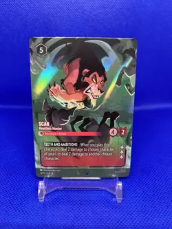 Disney Lorcana Card Scar Heartless Hunter 14/P2 Enchanted Championship Promo - Image 1