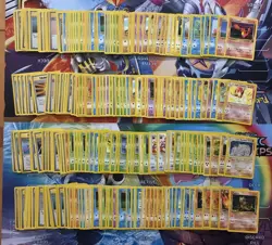 Vintage Pokemon Card Lot WOTC Sets Era Fire 235+ - Image 1