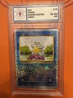 2002 Pokemon Squirtle 95 Reverse Holo Legendary Collections Slabbed card MYPC - Image 1
