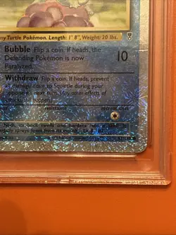 2002 Pokemon Squirtle 95 Reverse Holo Legendary Collections Slabbed card MYPC - Image 5