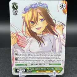 Miku Nakano 5HY/W90-E027 R Quintessential Quintuplets Weiss Schwarz Card - Image 1