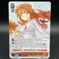 Itsuki Nakano 5hy/W90-E054 R Quintessential Quintuplets Weiss Schwarz Card - Image 1