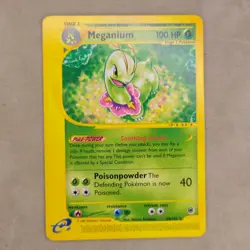 Meganium 54/165 Expedition Rare Non-holo Pokemon Card E Reader TCG NM Near Mint - Image 1