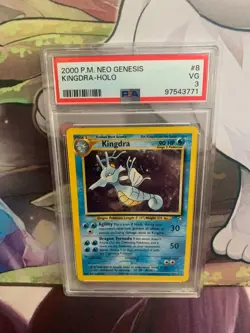 PSA 3 Kingdra Holo 8/111 | Very Good | Pokemon Neo Genesis Graded Card - Image 1
