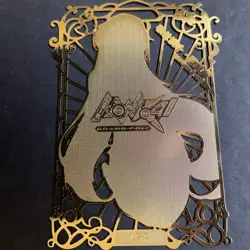 Goddess Story Gold METAL Card - Maiden Party - Serial Number #/100! Kiana Anime - Image 5