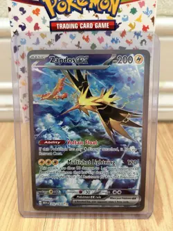 Pokemon TCG Zapdos EX Scarlet & Violet 151 Card Sir NM/M Condition - Image 1