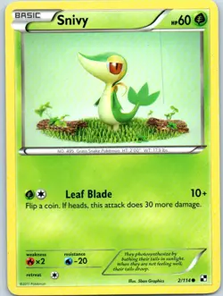 Snivy 2011 2/114 Common Pokemon Card Regular - Image 1