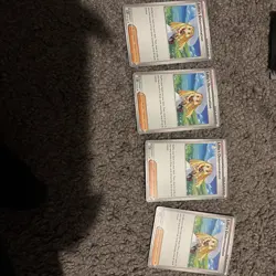 ‼(4 cards) Playset - Lillie's Determination 119/132 Me01 Mega Evolution Pokemon - Image 1