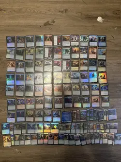 Magic The Gathering Spider Man Over 131 Card Lot U,C,R, R Foils Mostly foils - Image 1