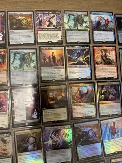 Magic The Gathering Spider Man Over 131 Card Lot U,C,R, R Foils Mostly foils - Image 4