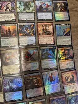 Magic The Gathering Spider Man Over 131 Card Lot U,C,R, R Foils Mostly foils - Image 5