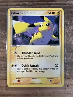 Pokemon TCG Card Pikachu 78/110 Non-Holo 2006 EX Holon Phantoms Near Mint NM - Image 1